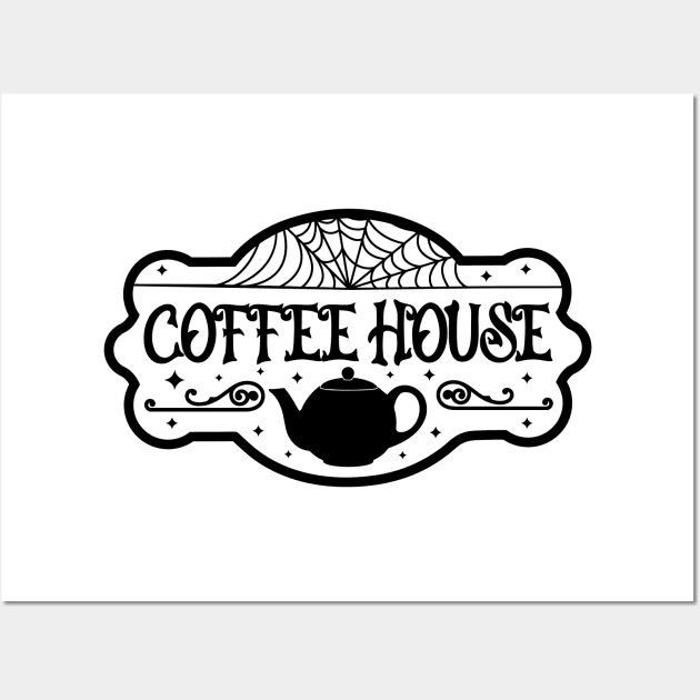 Coffeehouse Crime Wall Art by camelliabrioni